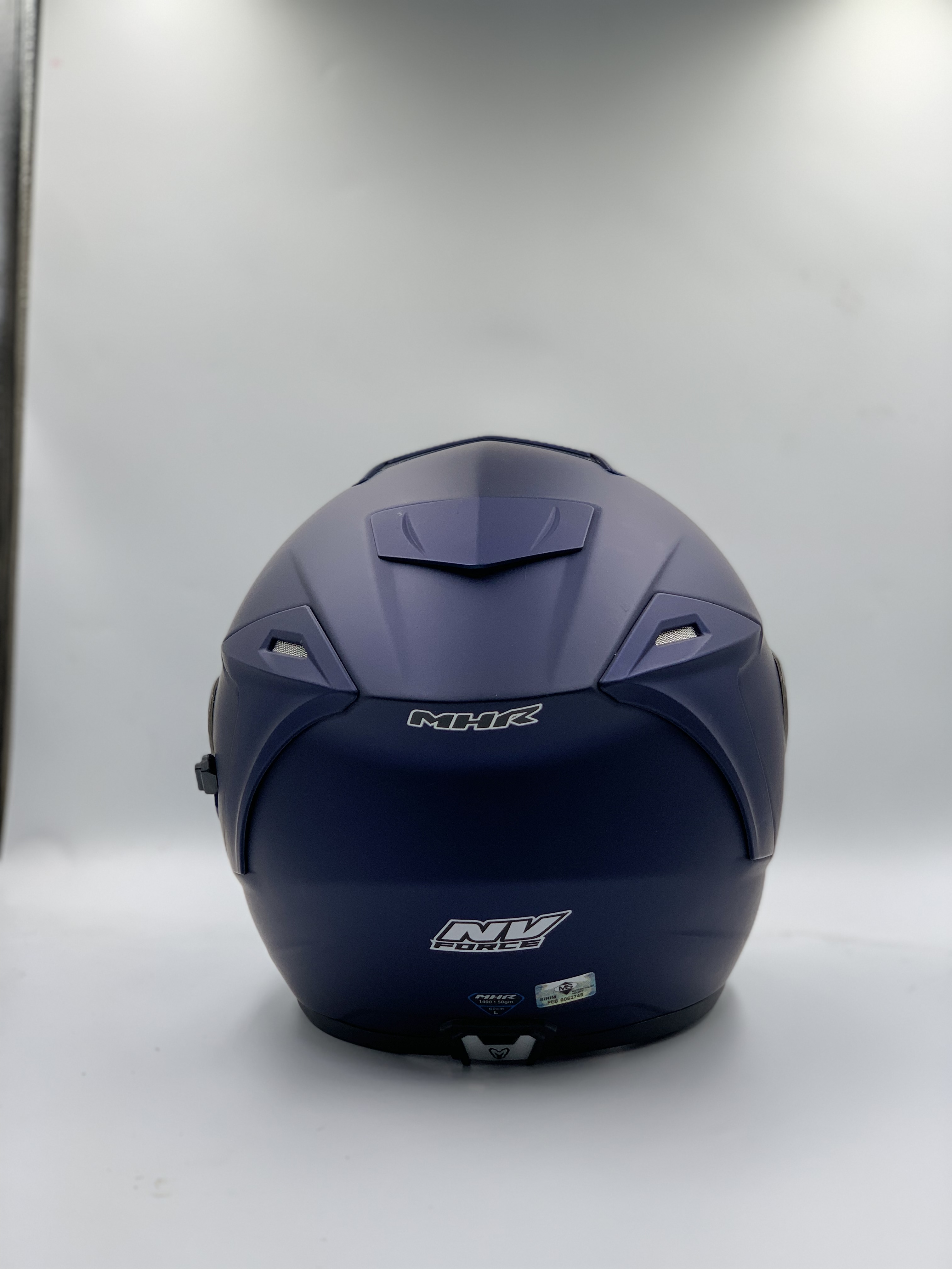 MHR NV Force Dual Visor Plain Solid Colour (SIRIM)